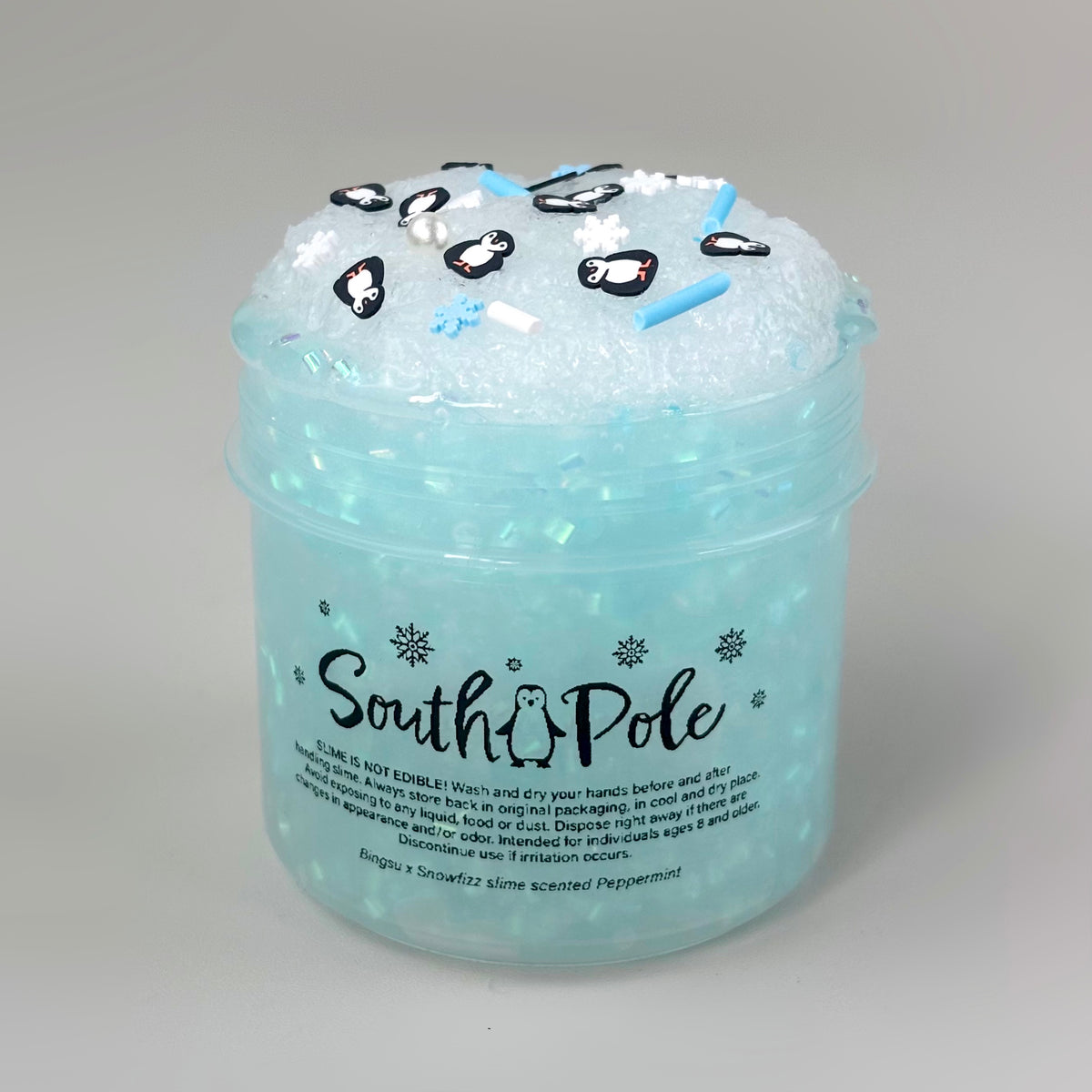 South Pole Crunchy Bingsu Snowfizz Slime