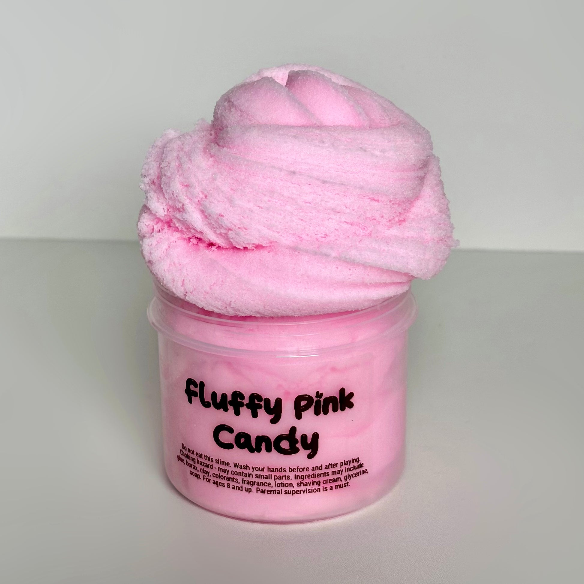 Fluffy Pink Candy Cloud Slime