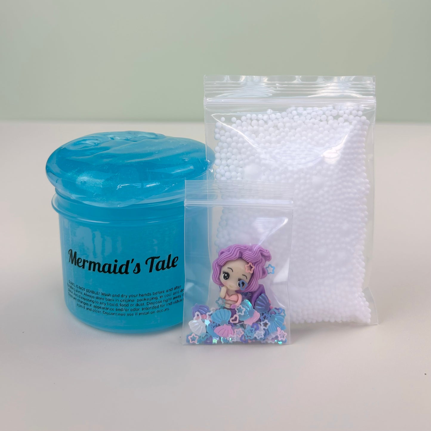 Mermaid's Tale DIY Floam Slime