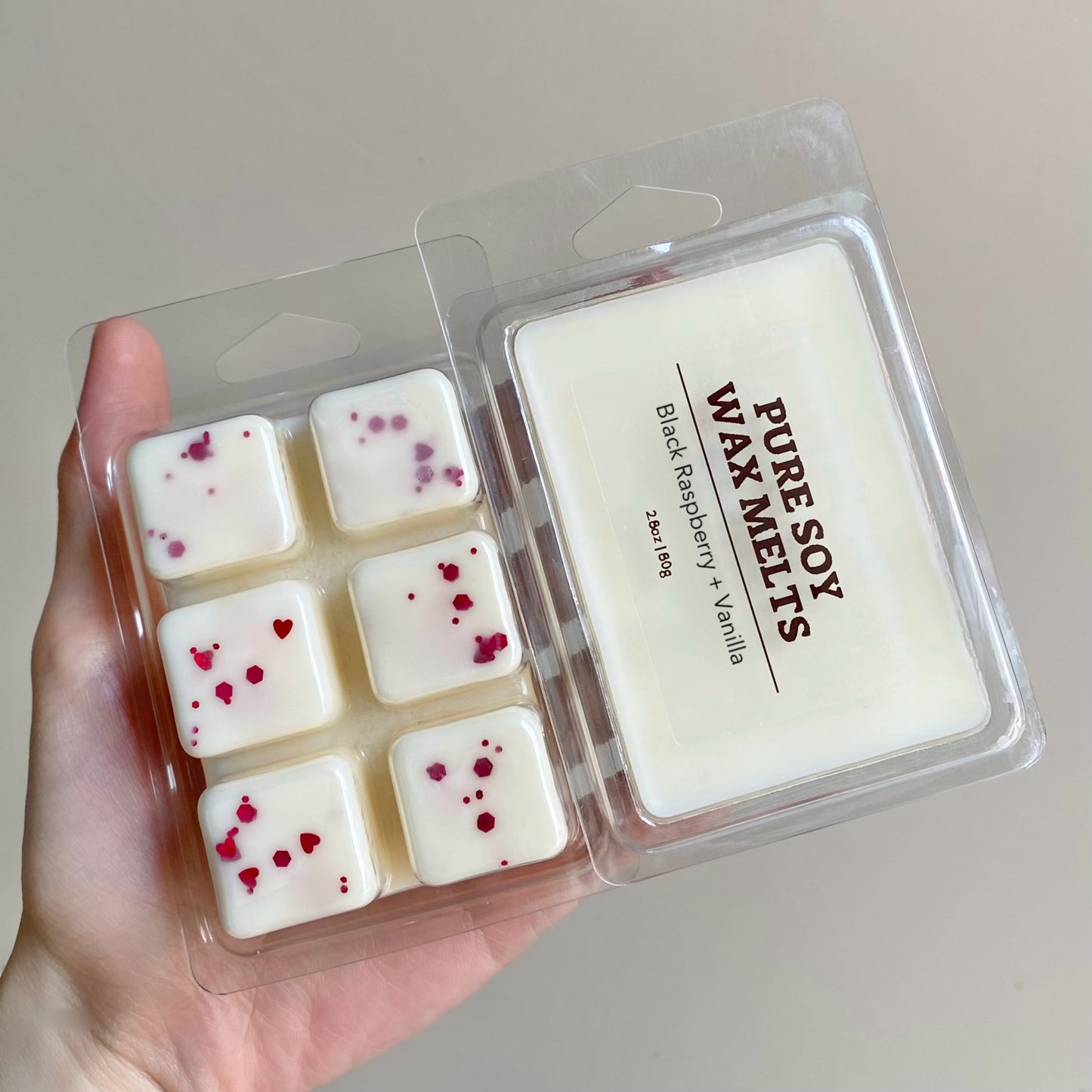 Phthalate-free Pure Soy Wax Melts (Black Raspberry + Vanilla)