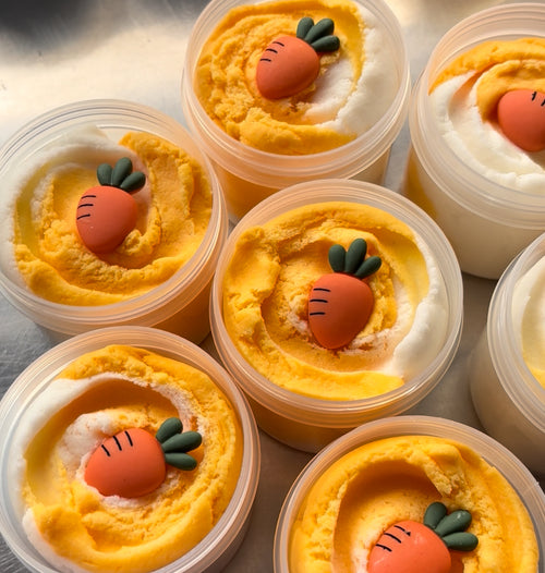 Carrot Fluff Cloud Slime Scented Like Carrot Cake