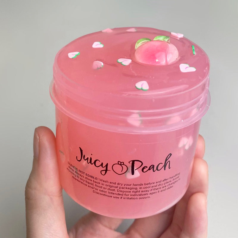 Juicy Peach (NO CHARM) Scented Slime